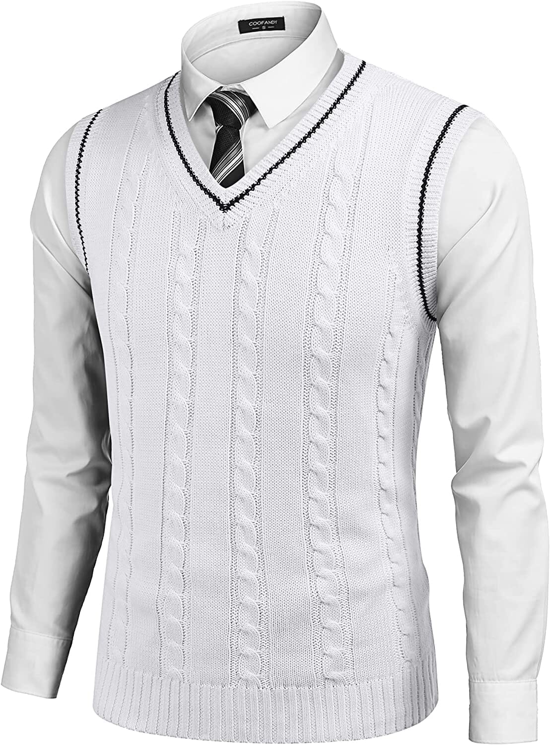 V Neck Sleeveless Strick Pullover Weste Pullover