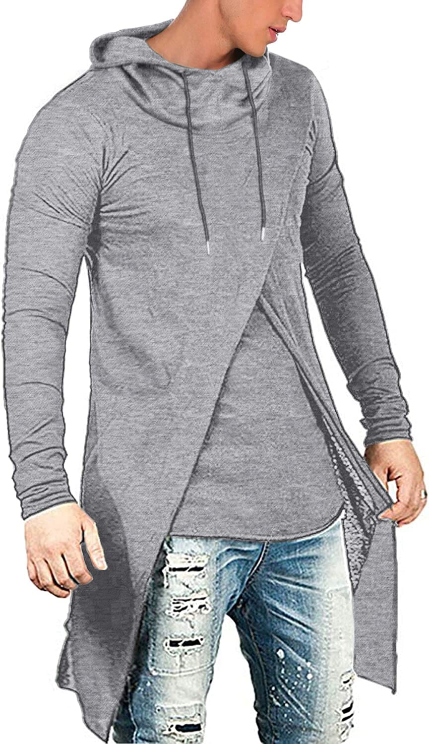 Lang Length Cloak Baumwolle Pullover Hoodie