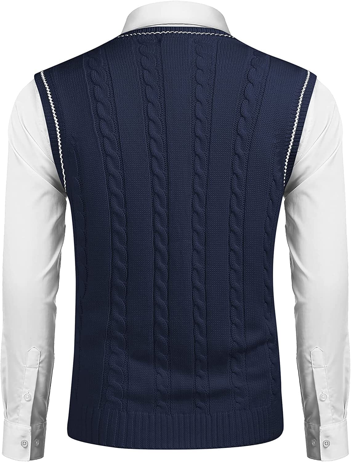 V Neck Sleeveless Strick Pullover Weste Pullover