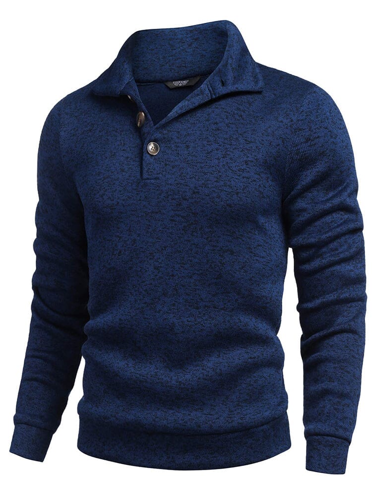 Casual Thermal Texured Strick Sweatshirt