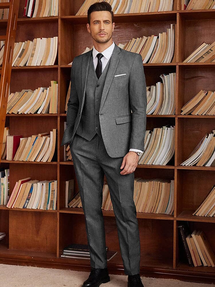 4-Teil One Knopf Blazer Anzug Sets