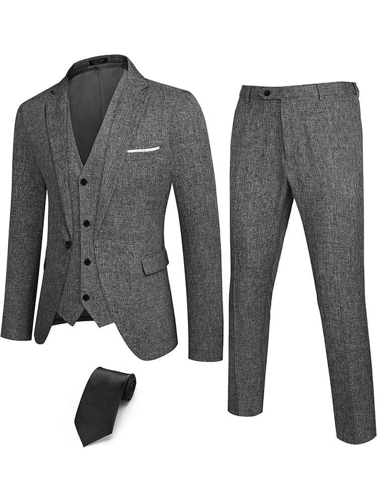 4-Teil One Knopf Blazer Anzug Sets