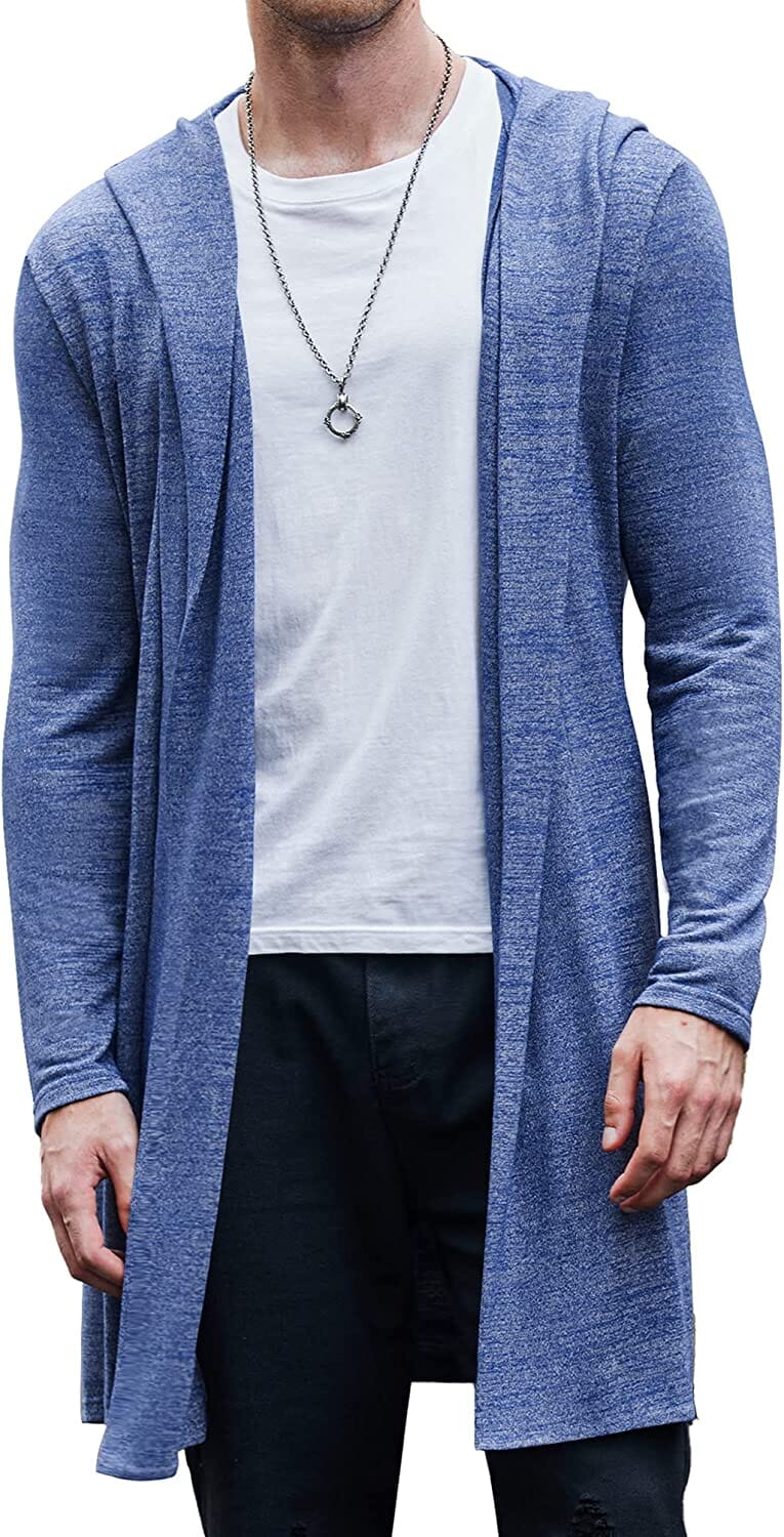 Casual Drape Cape Open Front Cardigan