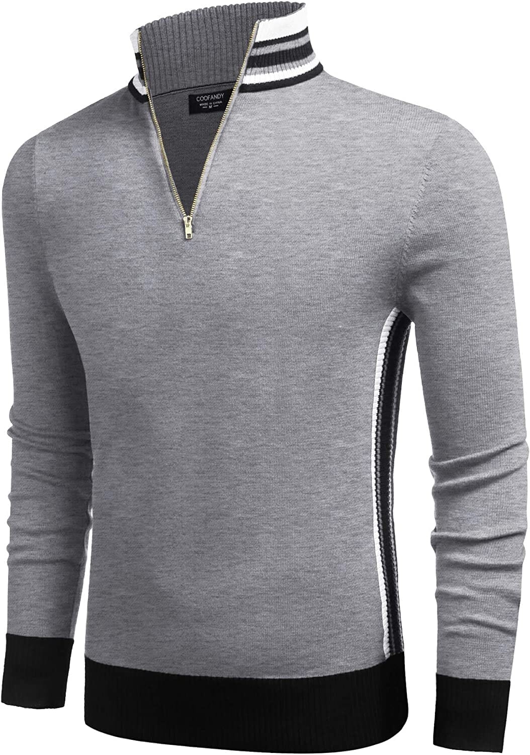 Gestreift Kragen Pullover Pullover