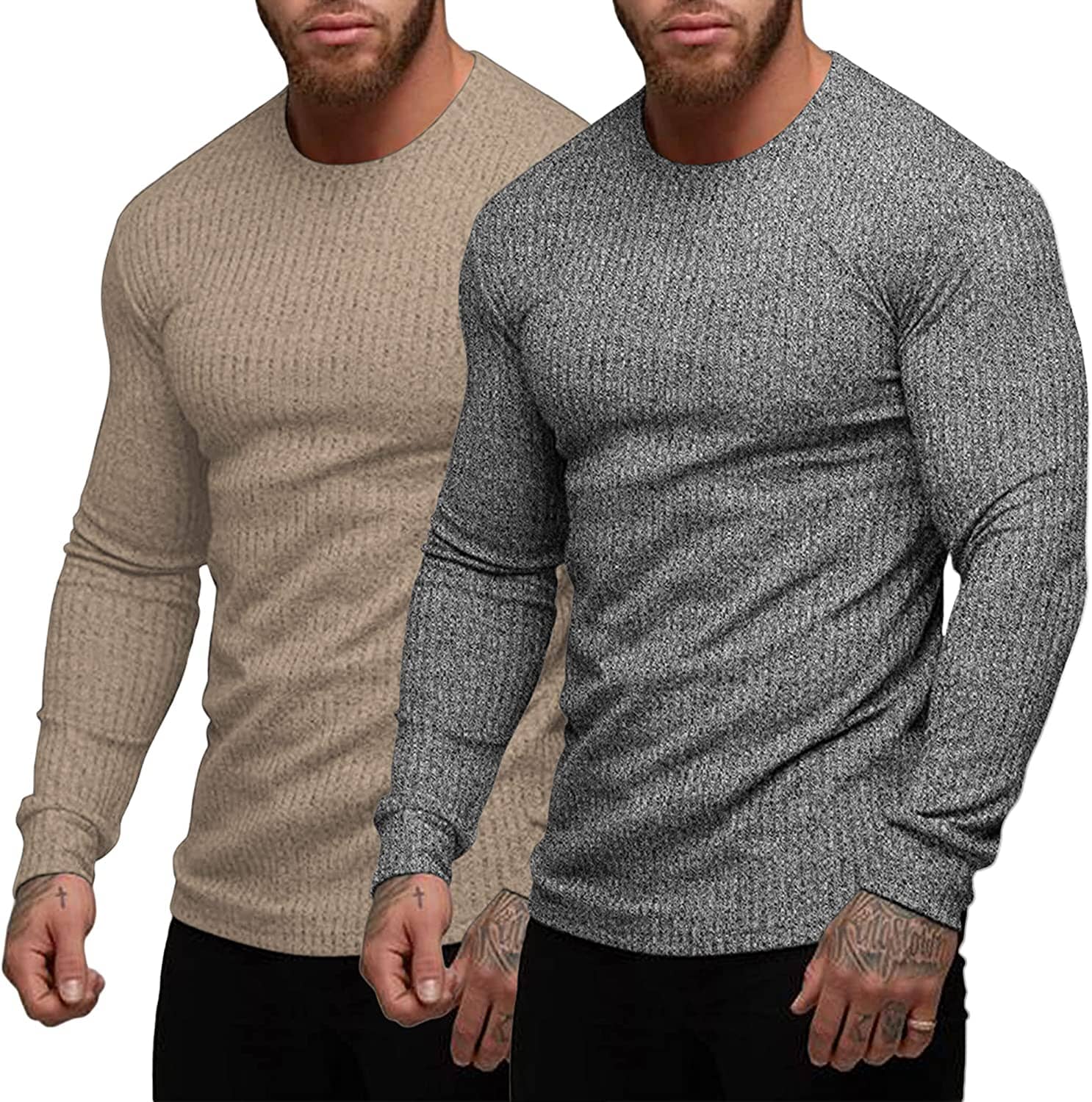 2-Pack Stretch Gym Bodybuilding T-Hemd