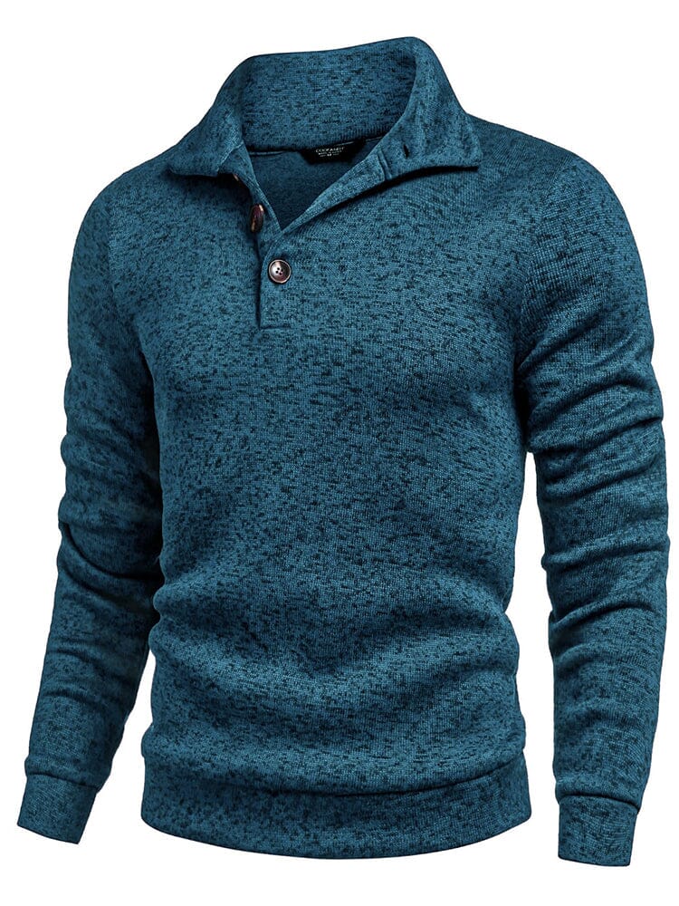 Casual Thermal Texured Strick Sweatshirt