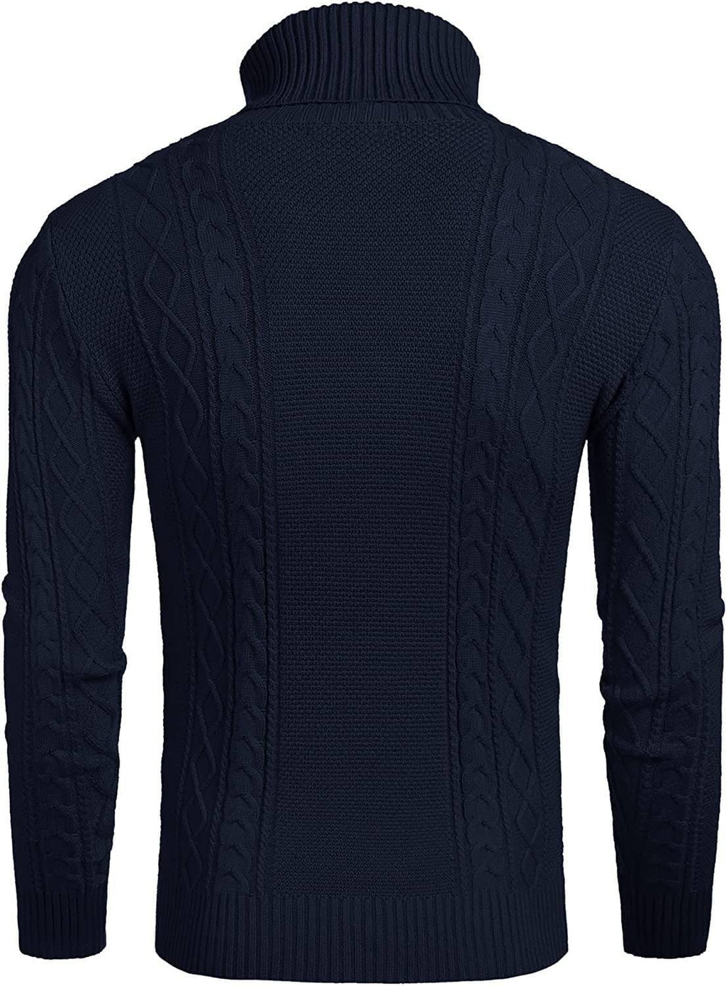 Rollkragen Casual Cable Strick Pullover Pullover