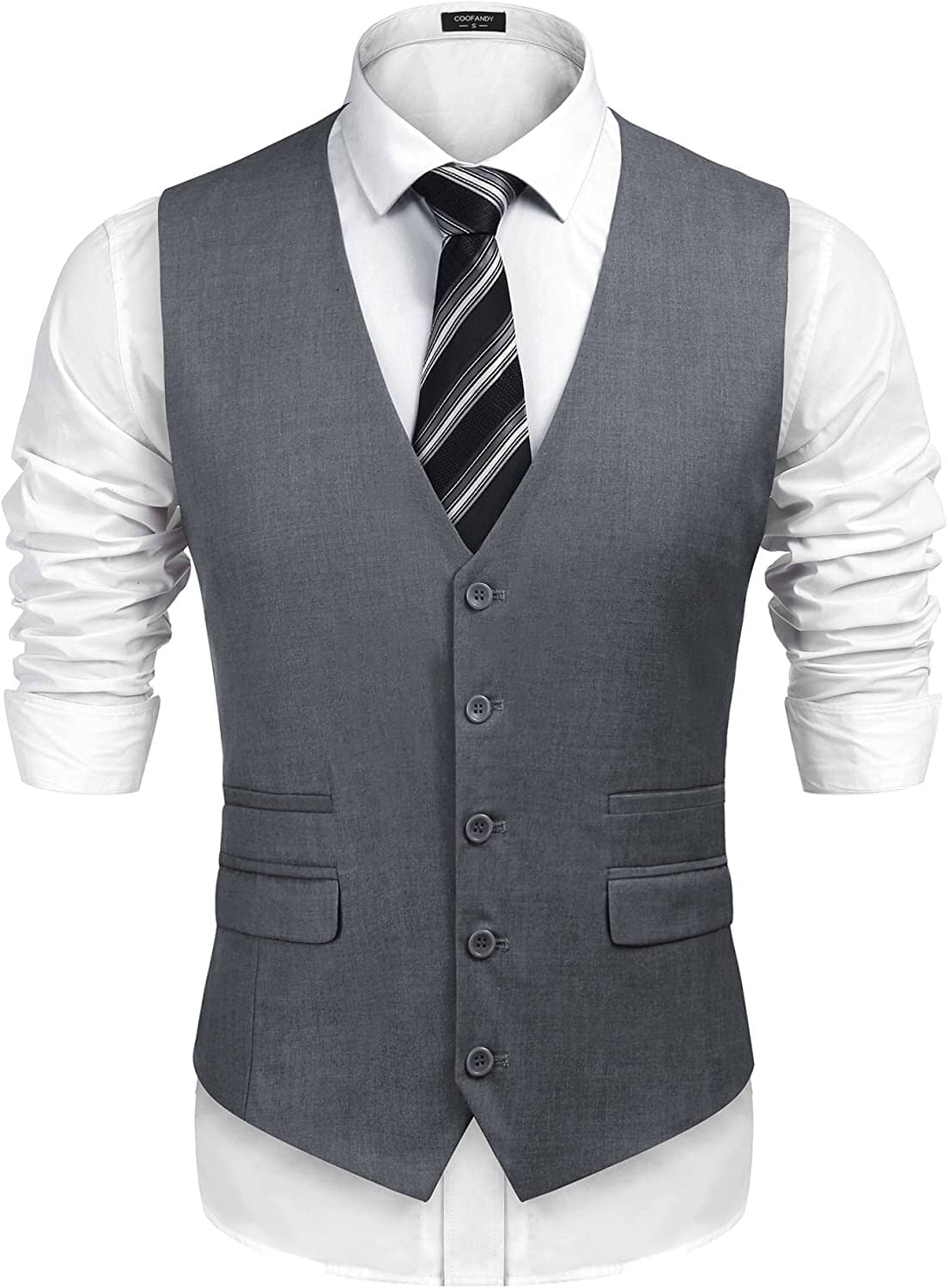 Slim Fit Business Anzug Weste