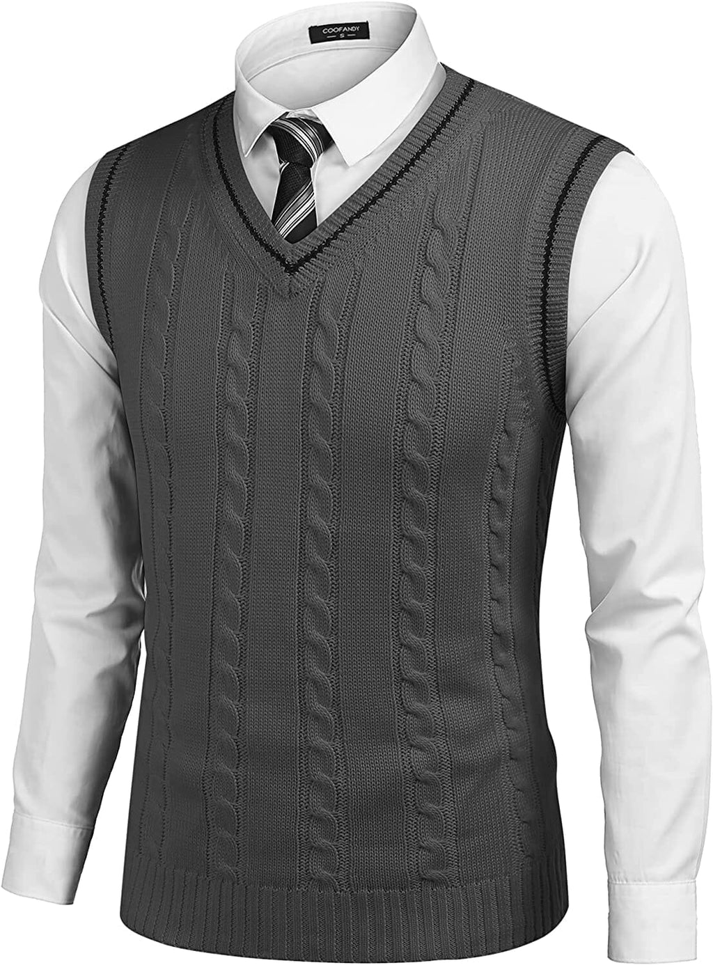 V Neck Sleeveless Strick Pullover Weste Pullover