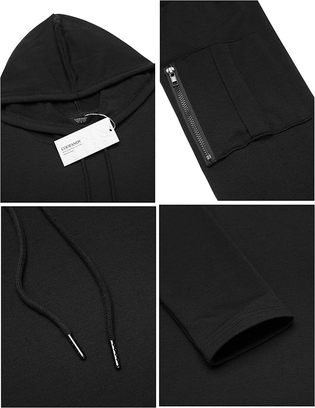 Uni Color Athletisch Hoodie