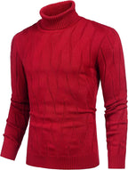 Slim Fit Rollkragen Strick Pullover Pullover
