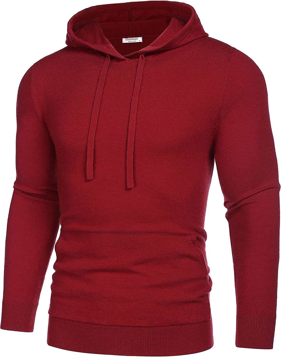 Lang Ärmel Strick Pullover Mit Kapuze Pullover