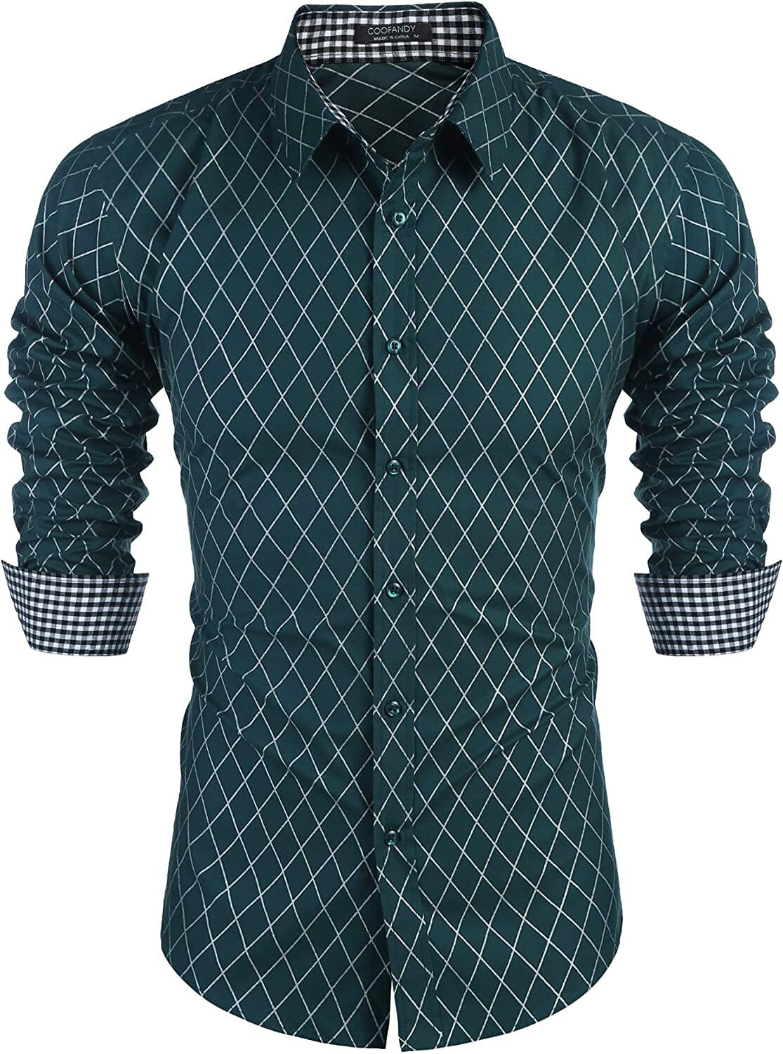 Business Lang Ärmel Slim Fit Dress Hemd
