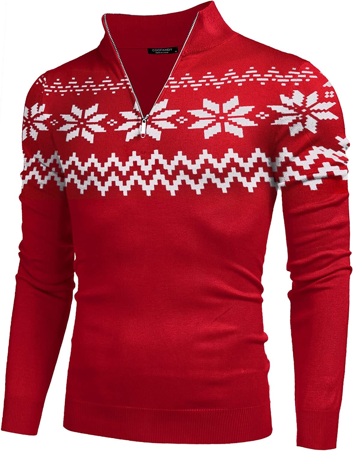 Zip Up Slim Fit Lightweight Pullover Polo Pullover