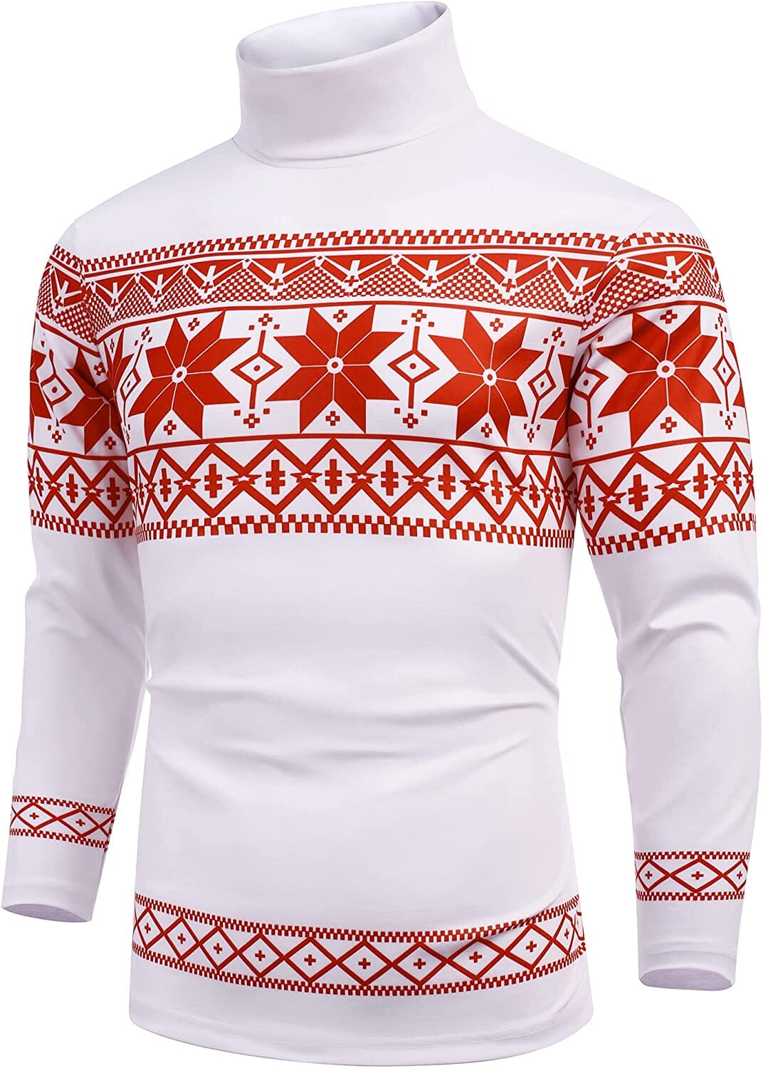 Slim Fit Basic Rollkragen Strick Pullover Pullover