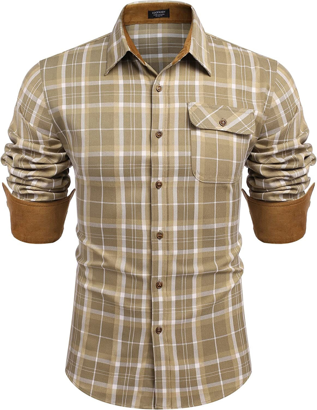 Flannel Knopf Down Plaid Hemden