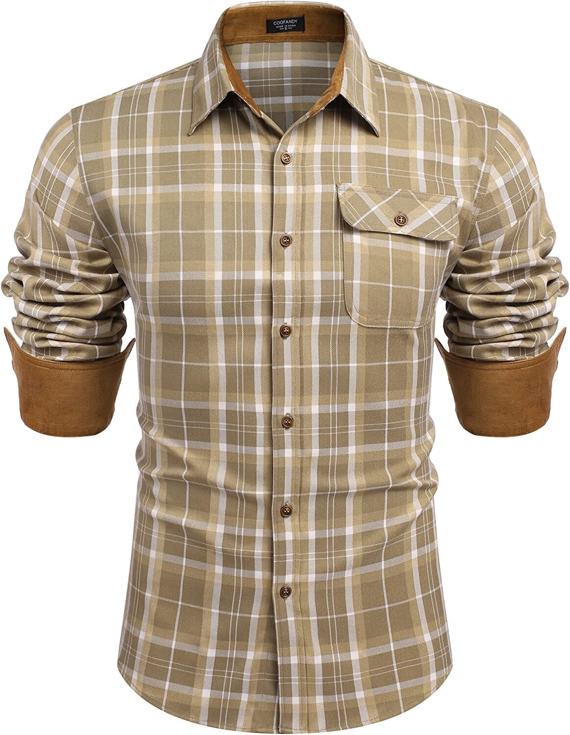 Flannel Knopf Down Plaid Hemden