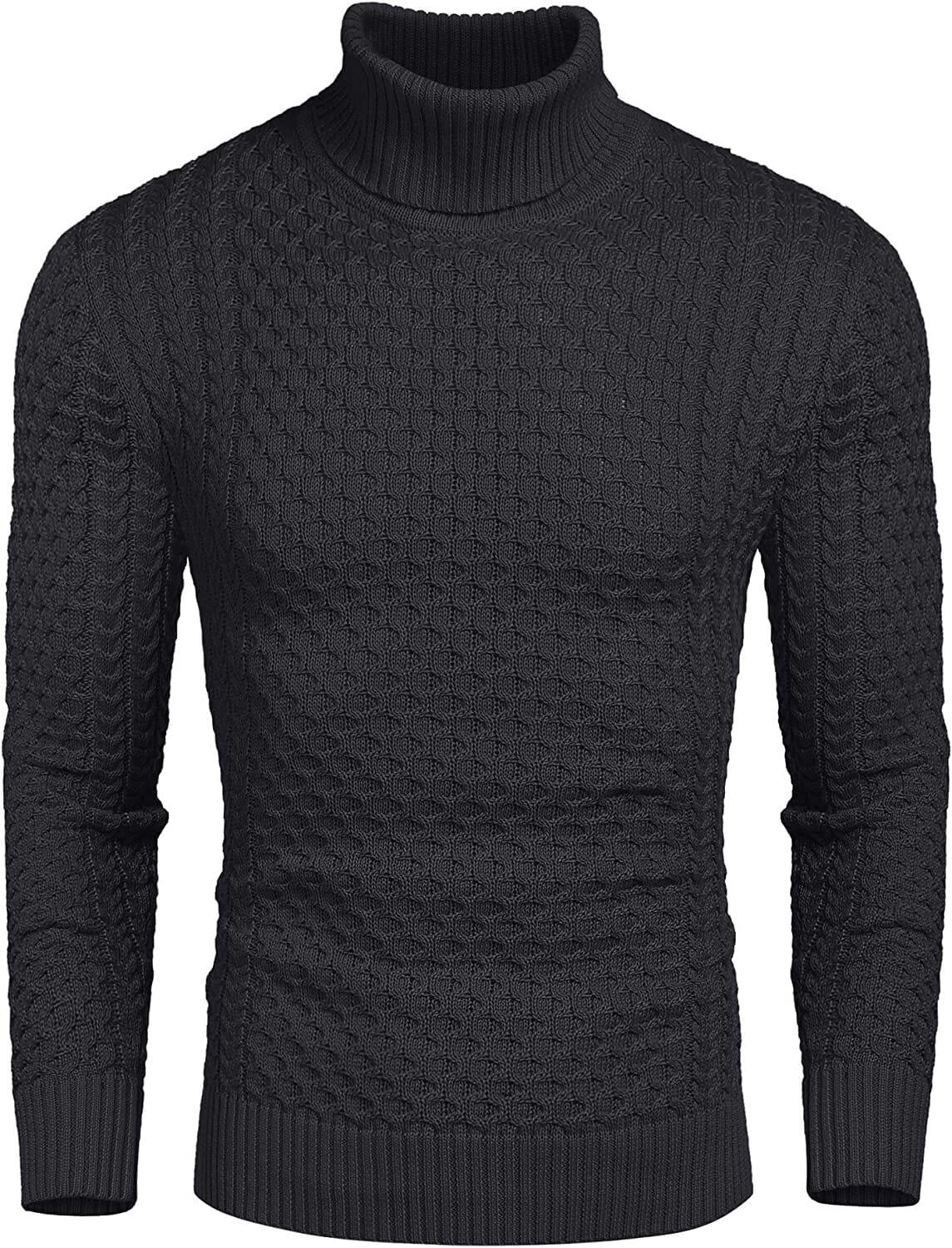 Slim Fit Rollkragen Twisted Pullover