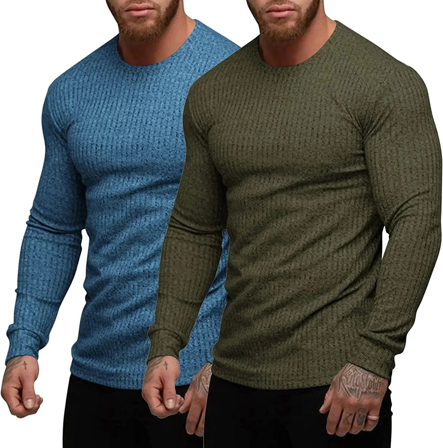 2-Pack Stretch Gym Bodybuilding T-Hemd