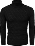 Slim Fit Dick Baumwolle Pullover Rollkragen Pullover