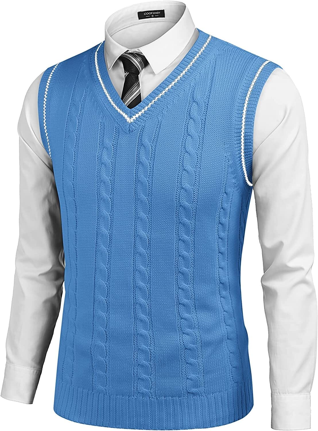 V Neck Sleeveless Strick Pullover Weste Pullover