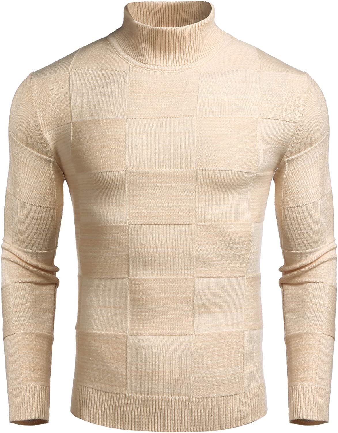 Ribbed Strick Pullover Pullover Turtneck Pullover