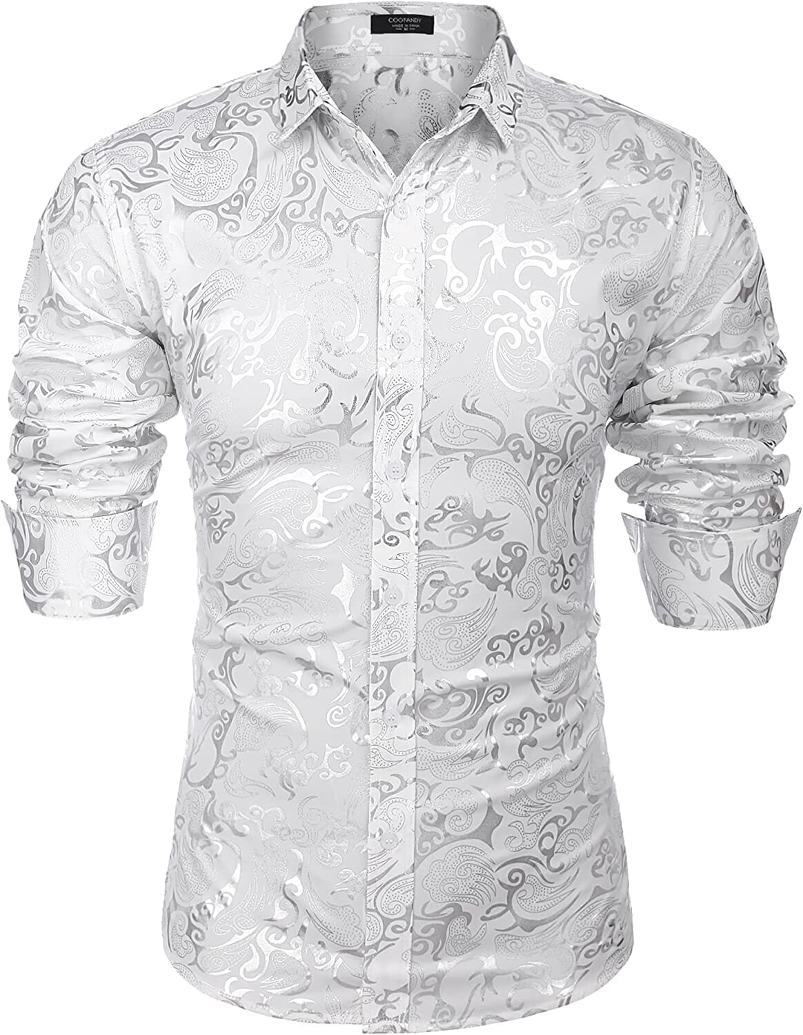 Luxus Design Blumen Dress Hemd
