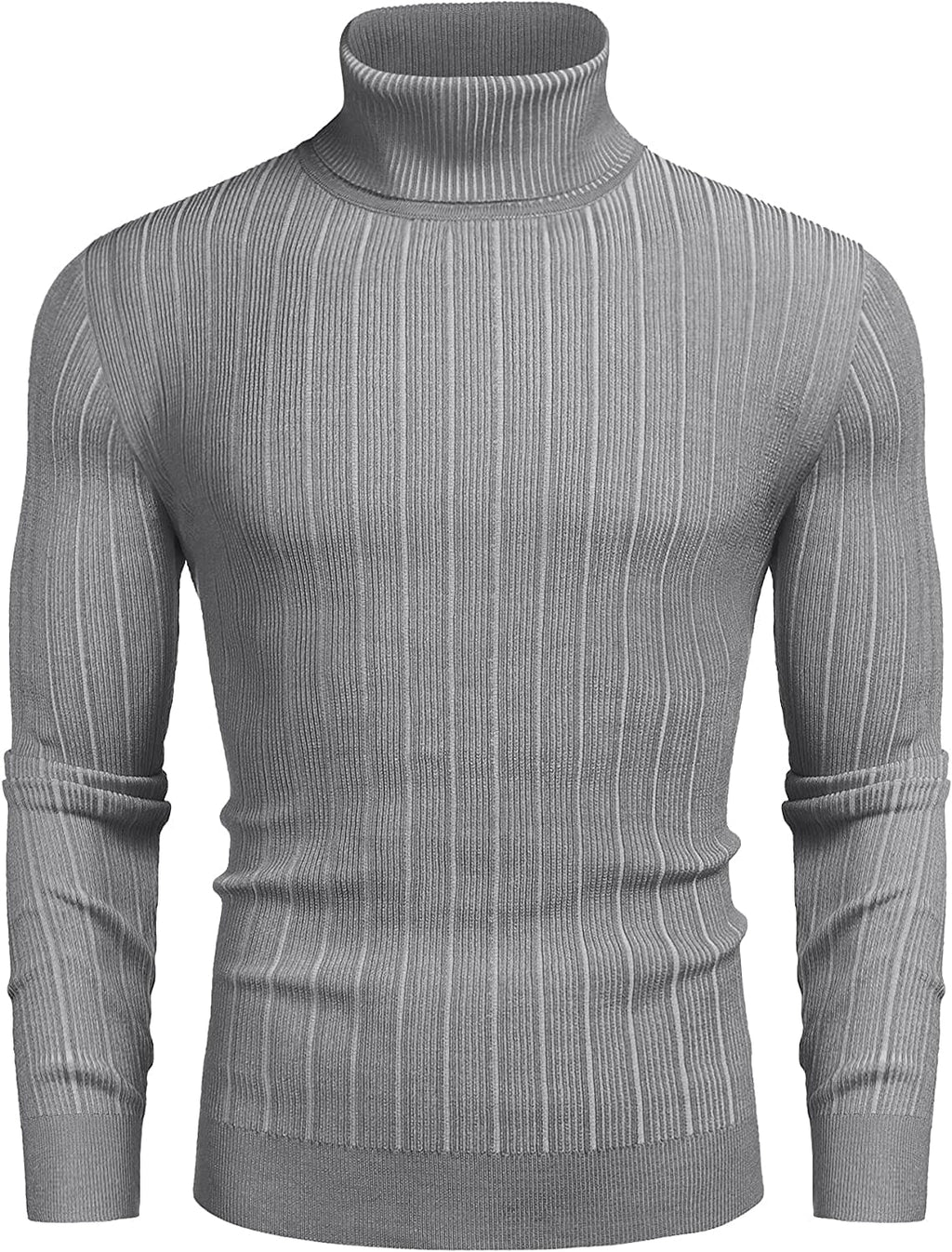 Slim Fit Strick High Neck Pullover Pullover