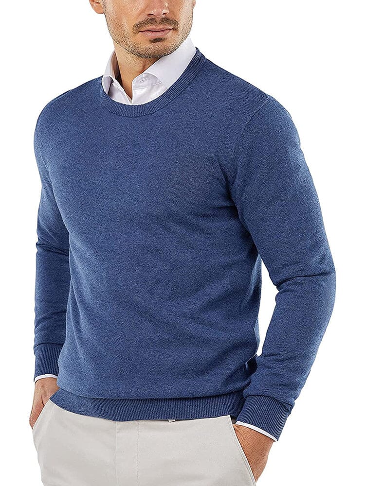 Crew Neck Slim Fit Pullover Strick Pullover
