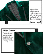 Velvet Slim Fit Uni One Knopf Blazer