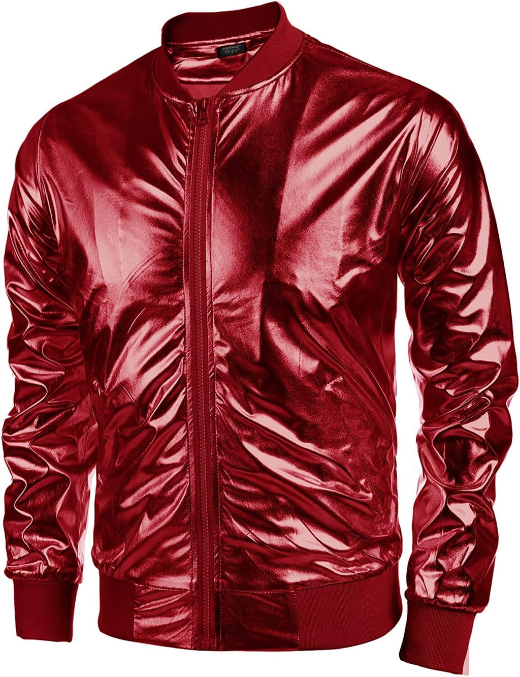 70s Disco Christmas Party Zip-up Jacke