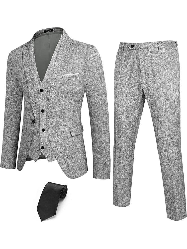 4-Teil One Knopf Blazer Anzug Sets