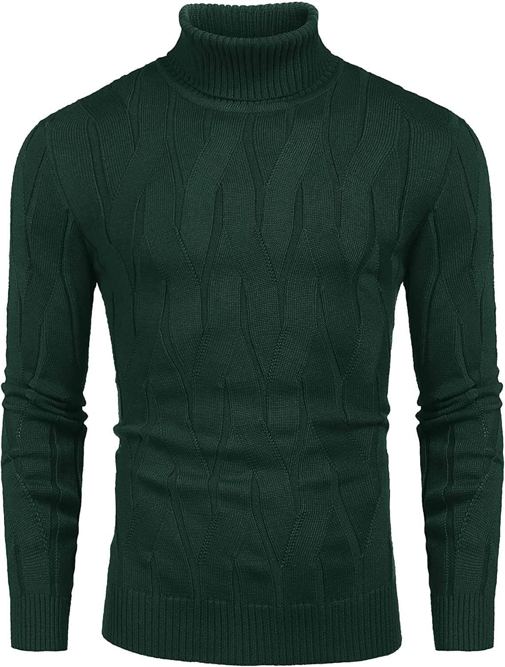 Slim Fit Rollkragen Strick Pullover Pullover