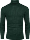 Slim Fit Rollkragen Strick Pullover Pullover