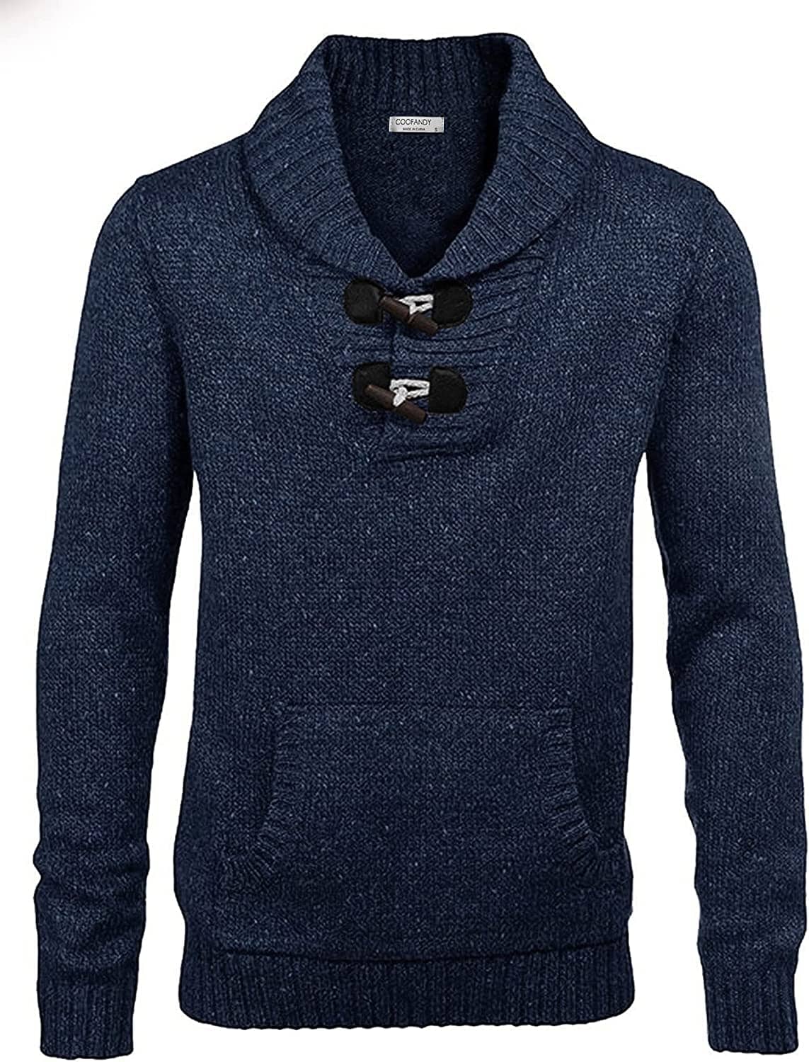 Schalkragen Kragen Pullover Strick Pullover with Pockets