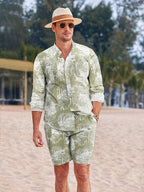 Casual 100% Baumwolle Graphic Hemd Sets