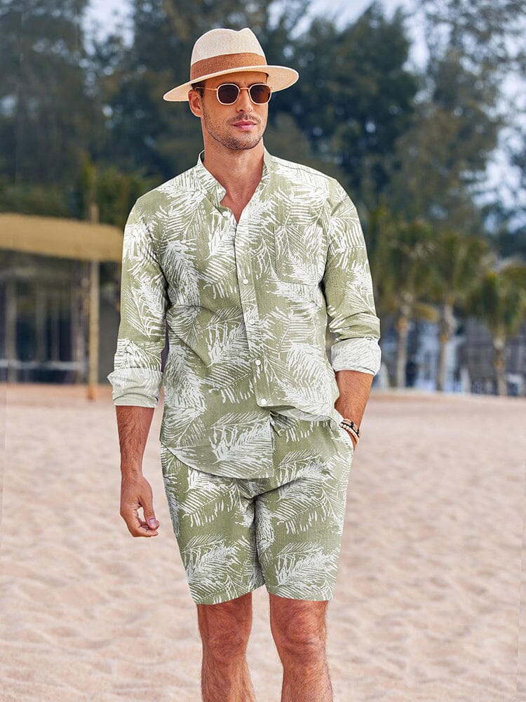 Casual 100% Baumwolle Graphic Hemd Sets
