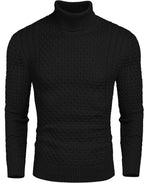 Slim Fit Rollkragen Strick Twisted Pullover Pullover