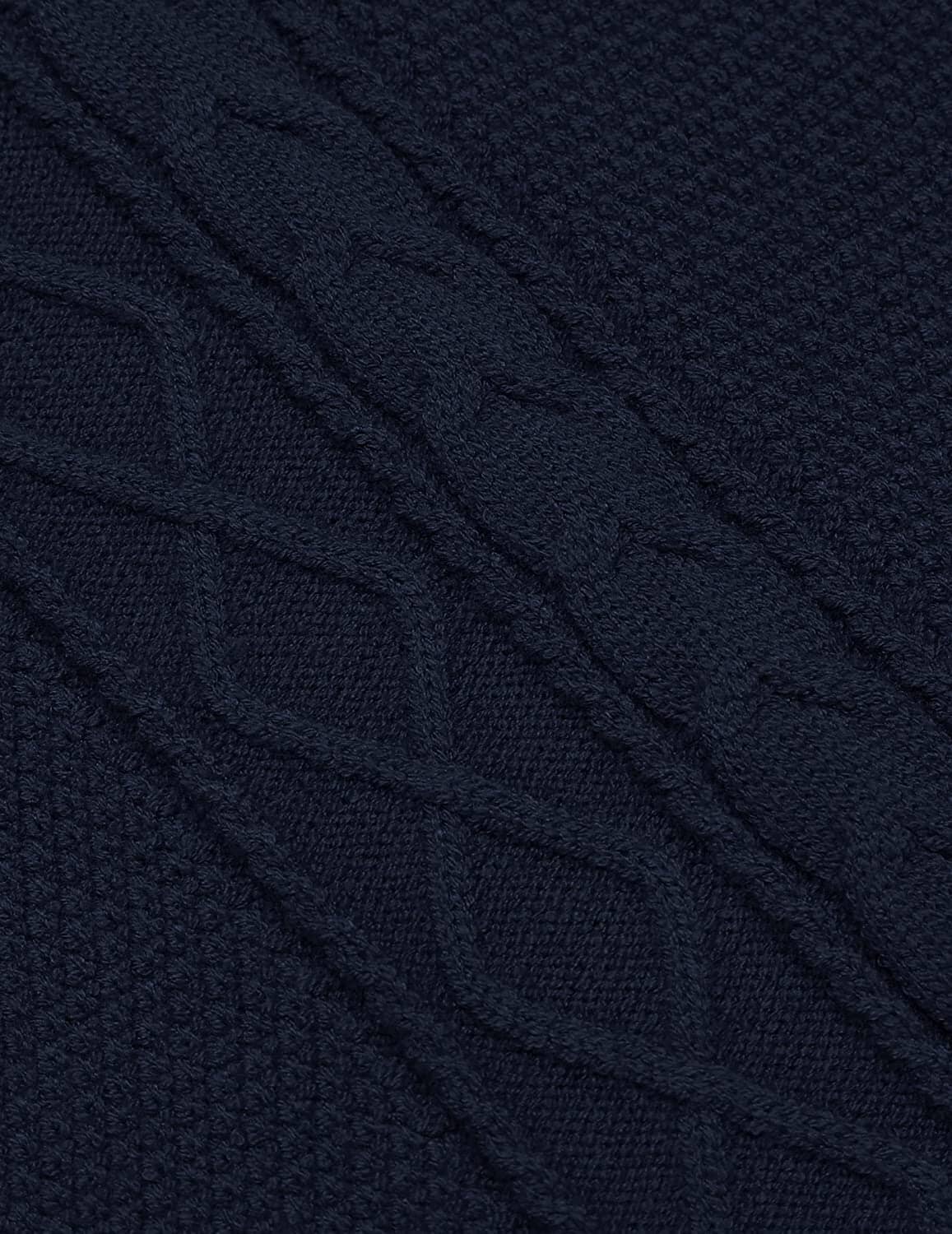 Rollkragen Casual Cable Strick Pullover Pullover