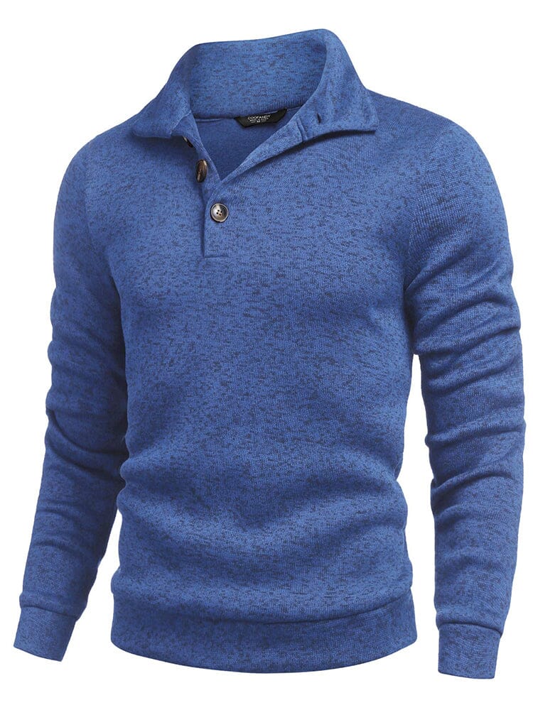 Casual Thermal Texured Strick Sweatshirt