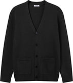 Lightweight V Neck Strick Pullover with Pockets
