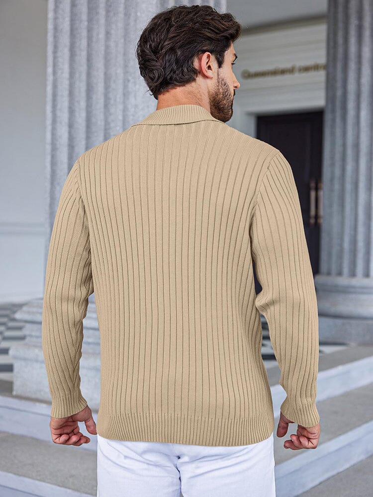 Stylish Schalkragen Kragen Pullover Pullover