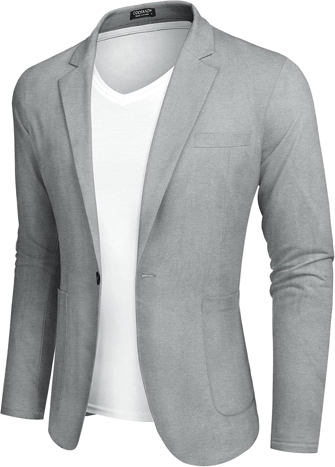 Casual Regular Fit Lightweight Leinen Blazer