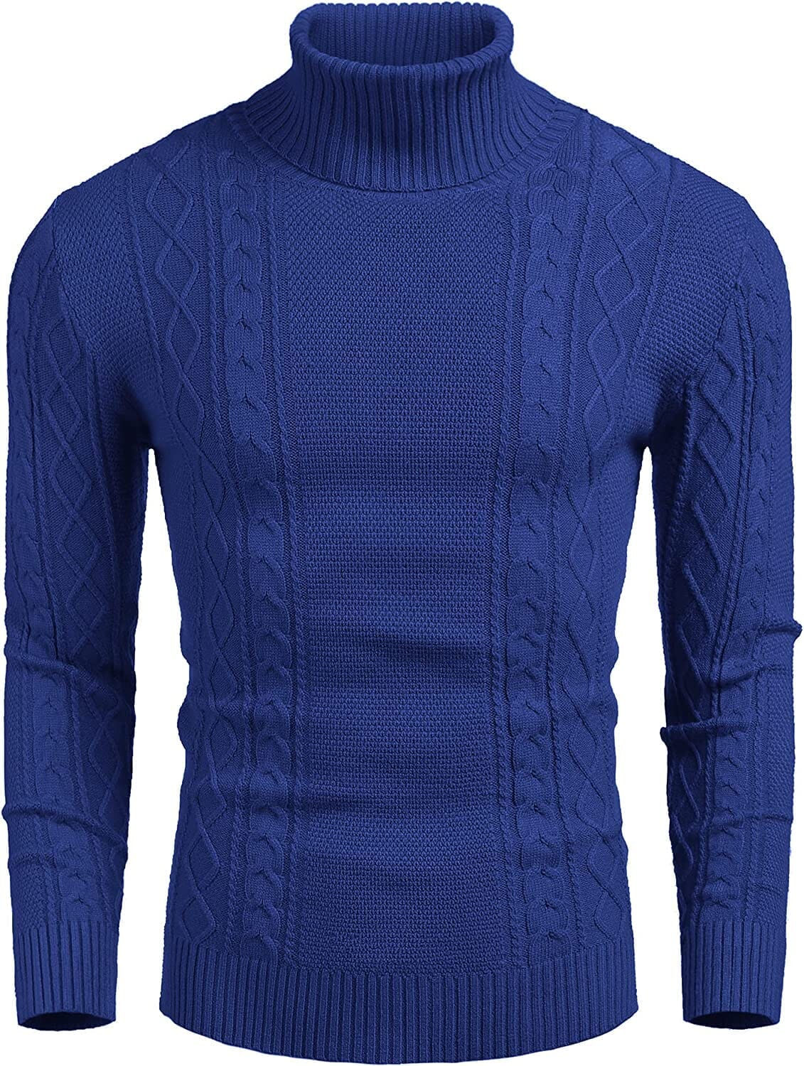 Rollkragen Casual Cable Strick Pullover Pullover