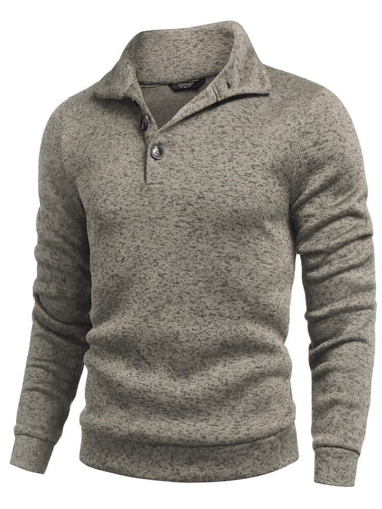 Casual Thermal Texured Strick Sweatshirt