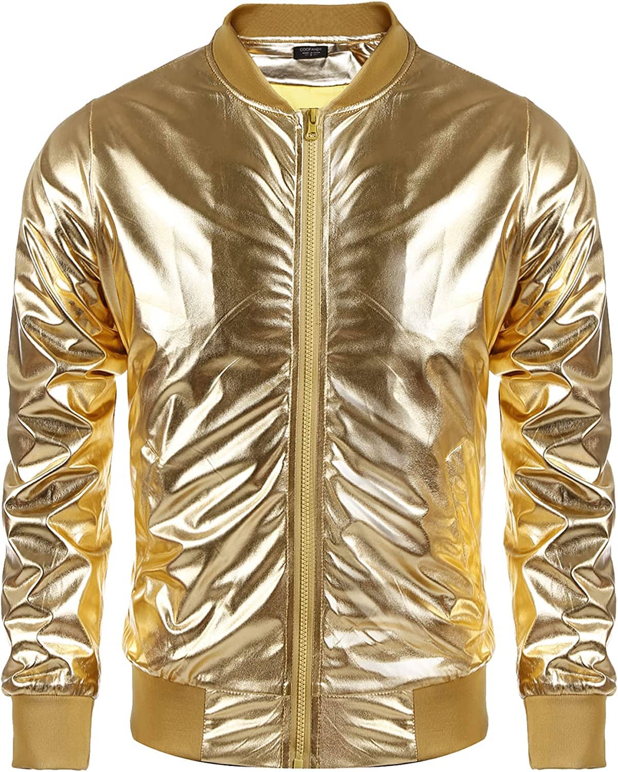70s Disco Christmas Party Zip-up Jacke