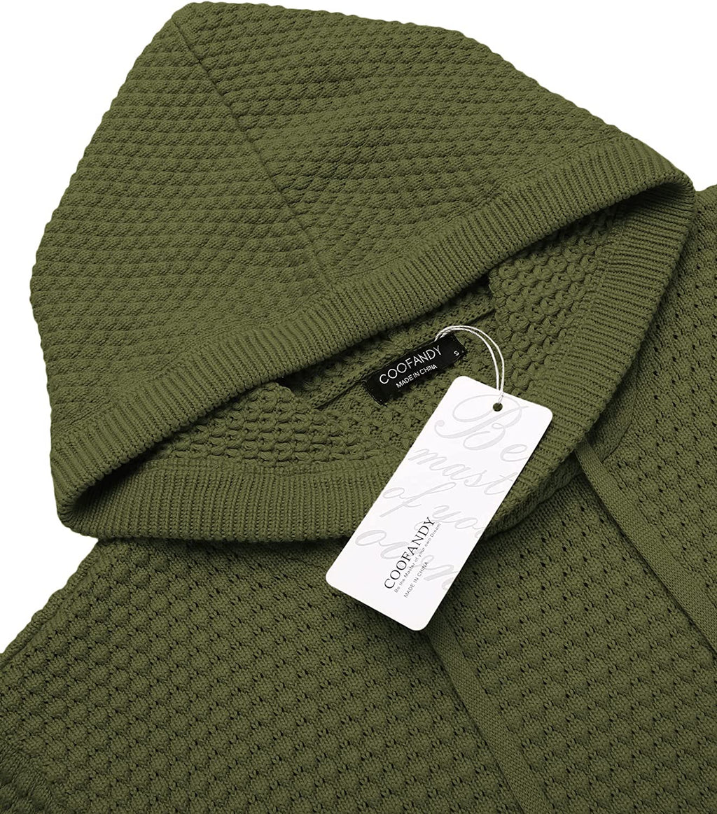 Strick Dick Warm Mit Kapuze Pullover Pullover