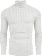 Rollkragen Patterned Strick Pullover Pullover