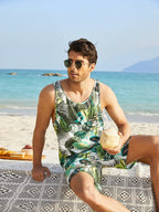 Hawaii Blumen Tank Top Holiday Set