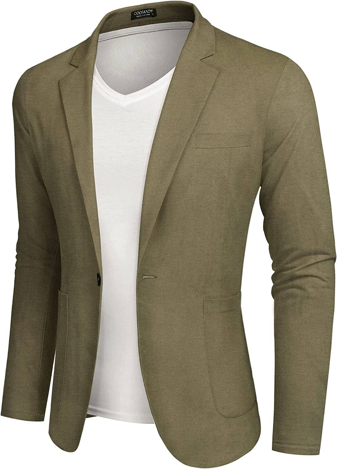 Casual Regular Fit Lightweight Leinen Blazer